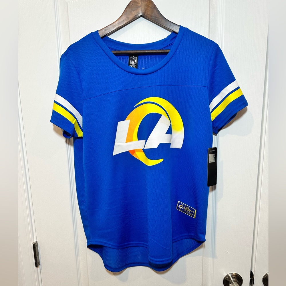 Los Angeles Rams Women’s NFL Top Team Apparel Jersey #37, Royal, Size: Large